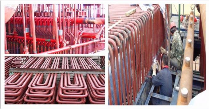 30MW Unit Steam Super Heater Coils , Convective Superheater In Boiler Once Through
