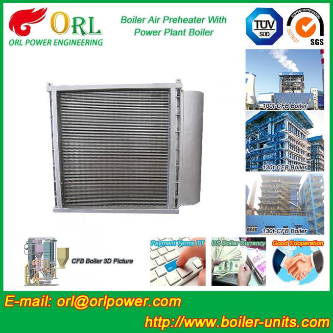 Boiler Spare Part CFB Boiler APH , Plate Type Air Preheater For Boiler